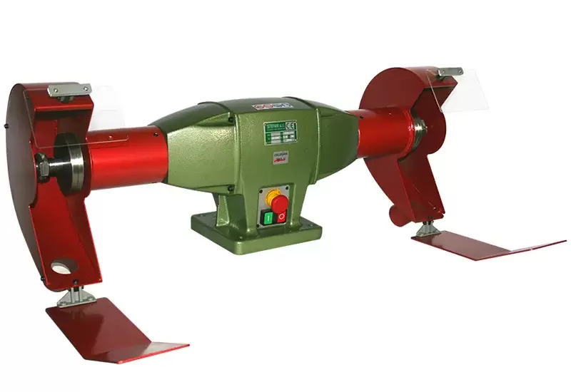 POLISSEUSEE SUR TABLE EN FONTE POUR TISSUE ET DISQUE DE POLISSAGE 250X30X25 MM