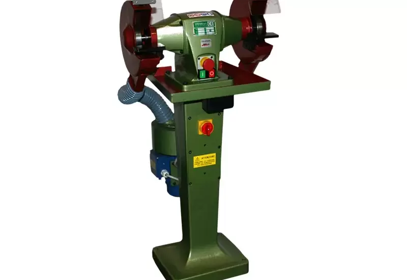 TOURET À MEULER INDUSTRIELLE AVEC ASPIRATEUR - MONOPHASE