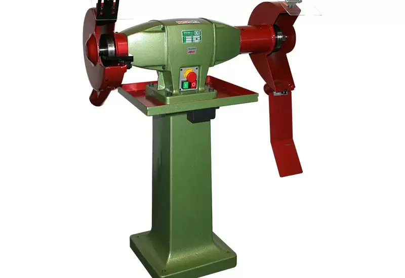 TOURET A MEULER INDUSTRIEL COMBINÉ A COLONNE- 250 MM